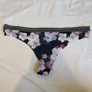 XOXO Nylon Floral Thong